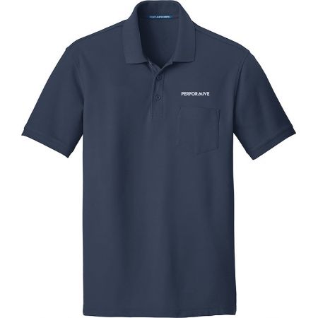 20-K100P, X-Small, River Blue, Left Chest, Performive - 3in.